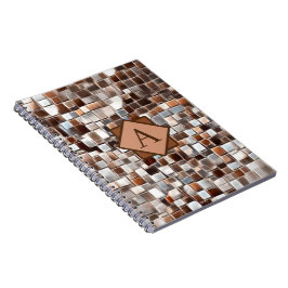 Caderno Espiral Arte Mosaica / Monograma /