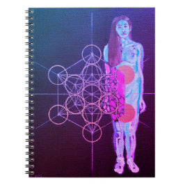 Caderno Espiral Arte Original do Notebook Autospiral Sagrado