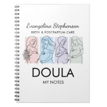 Arte Personalizada em Linhas Pastel DOULA