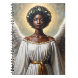 Caderno Espiral Arte Religiosa Anjo de Mulher Negra