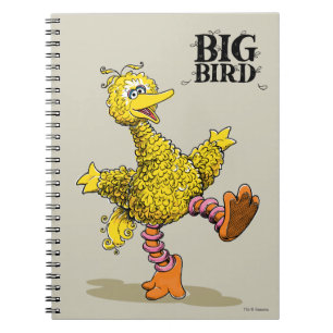 Caderno Espiral Arte retrô do Big Bird
