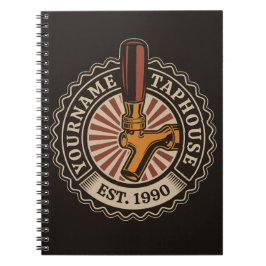 Caderno Espiral Artesanato DE NOME Personalizado Bar de cervejaria
