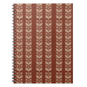 Caderno Espiral Artesanatos e Artes Vermelhos de Cobre
