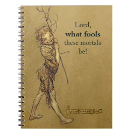 Caderno Espiral Arthur Rackham Puck Lord que tolera CC0576