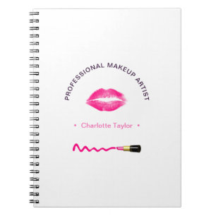 Caderno Espiral Artista de Beleza Personalizado