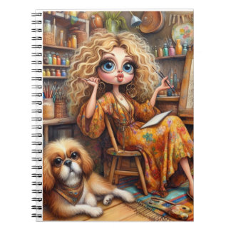 Caderno Espiral Artista Excêntrica