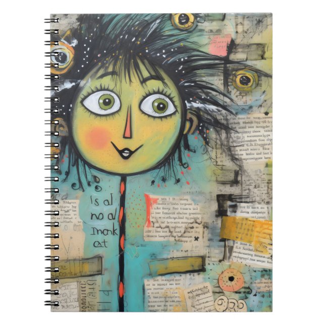 Caderno Espiral ArtLady 17 Encantadora e angustiado (Frente)
