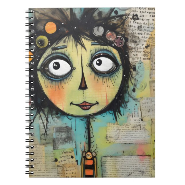 Caderno Espiral ArtLady 22 Encantadora e angustiado (Frente)