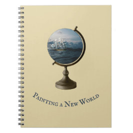 Caderno Espiral "Artsy Cote" Globo de Horizons Sem Fim