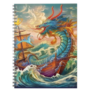 Caderno Espiral Artsy Dragon