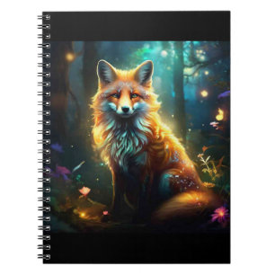 Caderno Espiral Artsy Fox