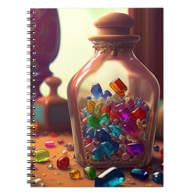 Caderno Espiral Artsy Gems (Frente)