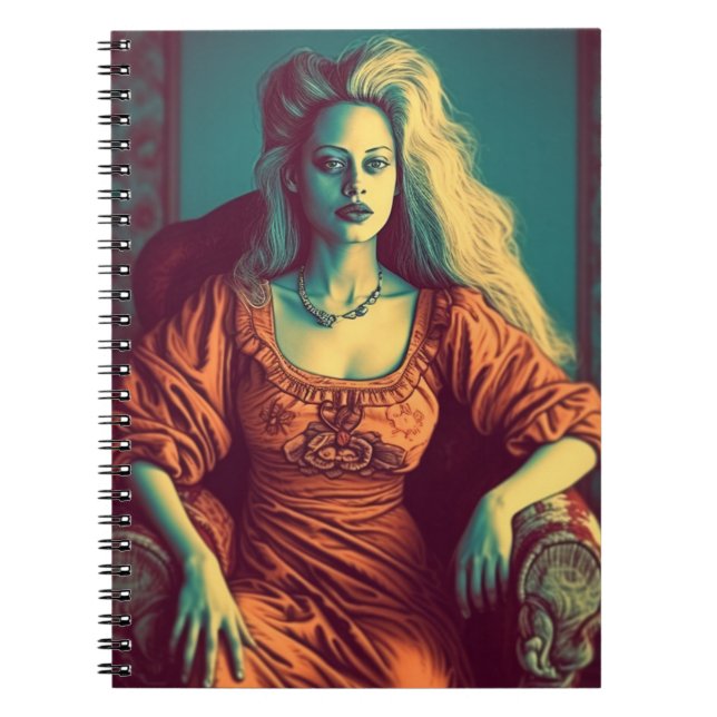 Caderno Espiral Artsy Lady (Frente)