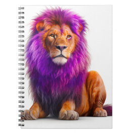 Caderno Espiral Artsy Lion