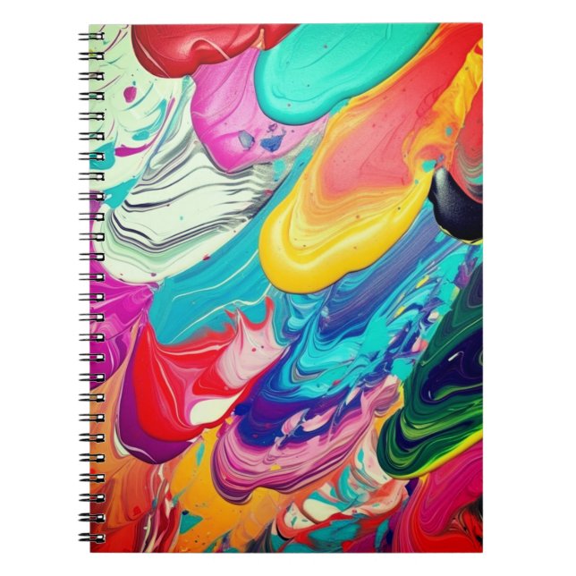 Caderno Espiral Artsy Paint (Frente)