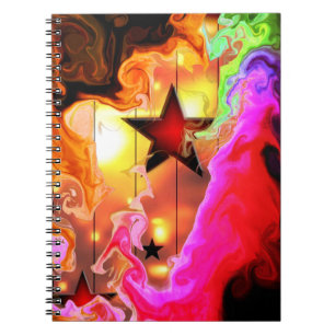 Caderno Espiral Artsy Star