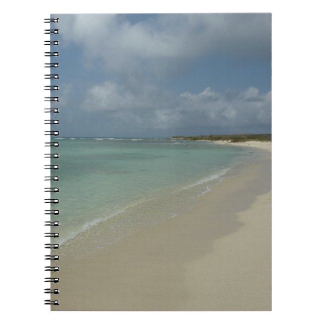 Caderno Espiral Aruban Beach II Linda cena natural (Frente)