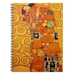 Caderno Espiral Árvore da vida Gustav Klimt Nouveau