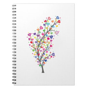 Caderno Espiral Árvore de Amor e Harmonia