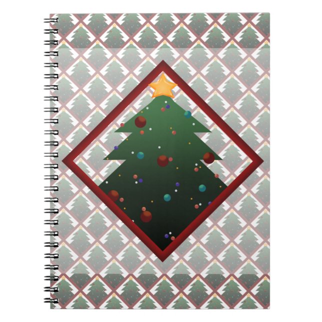 Caderno Espiral Árvore de Natal (Frente)