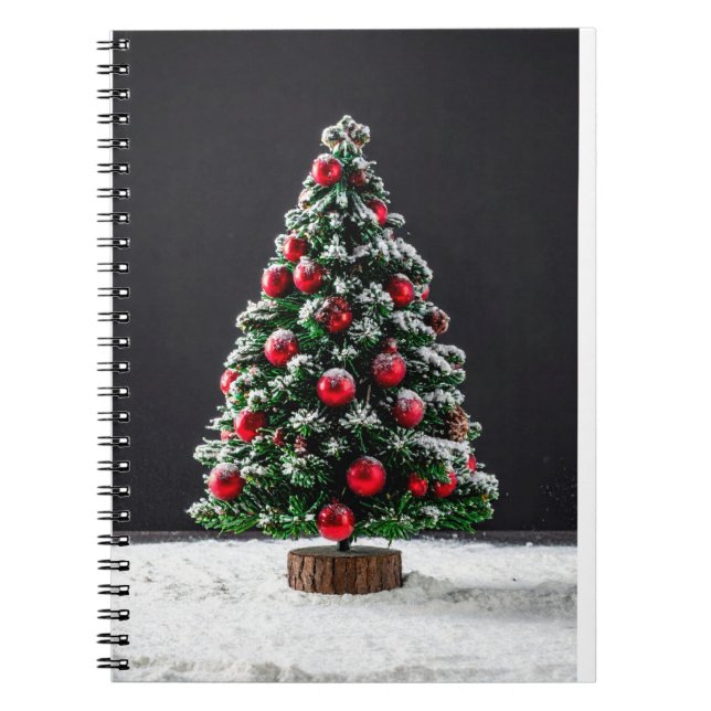 Caderno Espiral árvore de natal (Frente)