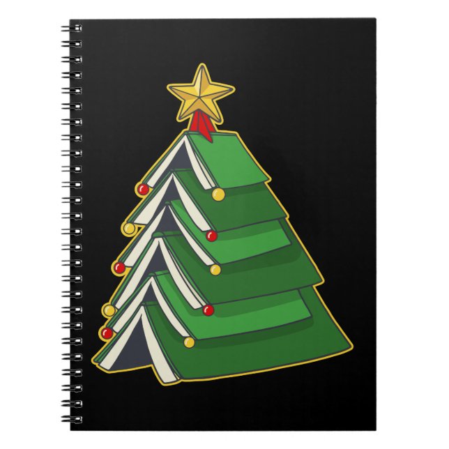 Caderno Espiral Árvore de Natal de Bookie IV (Frente)