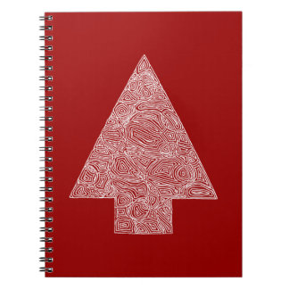 Caderno Espiral Árvore de Natal Moderna