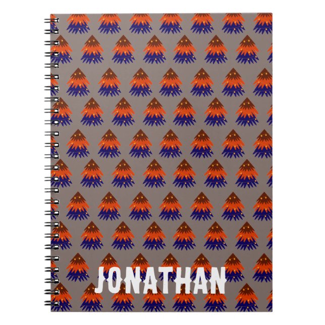 Caderno Espiral Árvore de Natal Multicolor - Notebook (Frente)