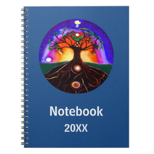 Caderno Espiral Árvore de vida personalizada