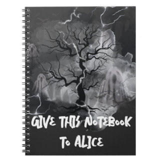 Caderno Espiral árvore fantasma