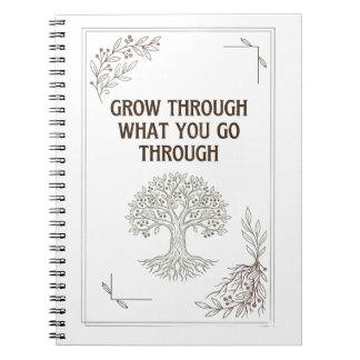 Caderno Espiral Árvore Inspiradora da Vida Motivacional