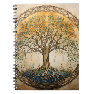 Caderno Espiral Árvore ouro da vida