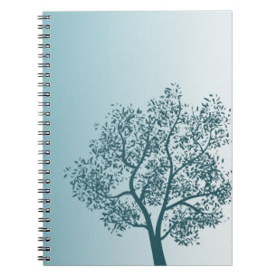Caderno Espiral Árvore Teal