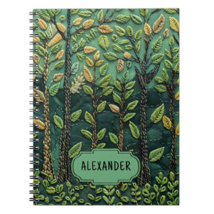 Caderno Espiral Árvores Florestais Ecológicas Florestais Embrobora