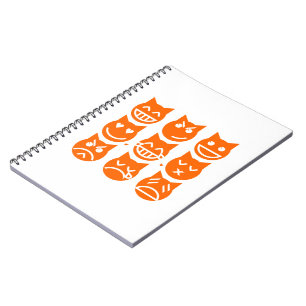 Caderno Espiral As 9 Vidas do Gato Emoji
