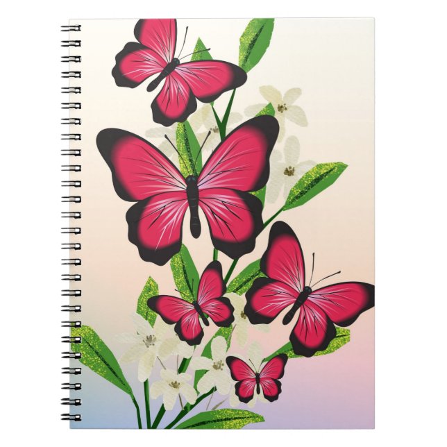 Caderno Espiral as borboletas (Frente)