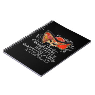 Caderno Espiral As citações ferozes ideais de noite de plenos