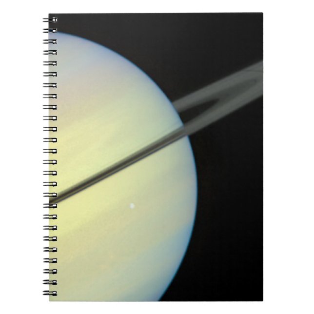 Caderno Espiral As luas de Saturno (Frente)