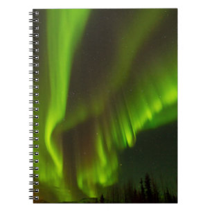 Caderno Espiral As Luzes do Norte   Fairbanks, Alasca