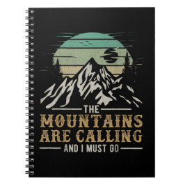 Caderno Espiral As Montanhas Estão Chamando E Eu Devo Ir