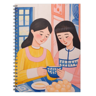 Caderno Espiral As Mulheres no Café