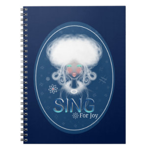 Caderno Espiral As notas altas cantam para a alegria