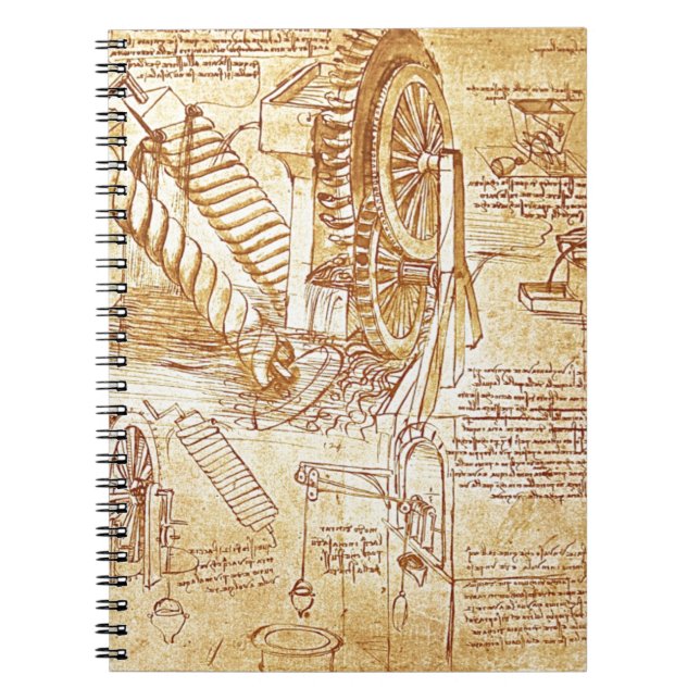 Caderno Espiral As notas de da Vinci (Frente)