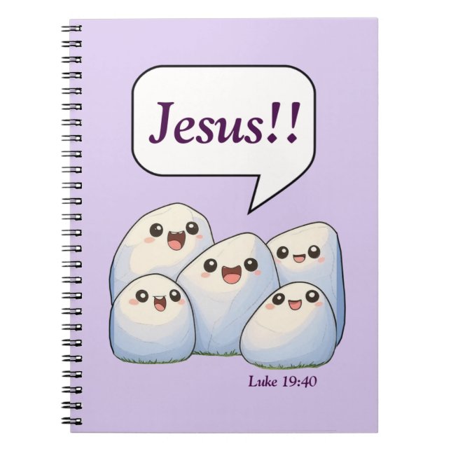 Caderno Espiral As Pedras Chamam Seu Nome (Frente)