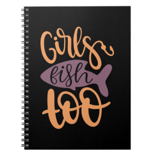 Caderno Espiral As Raparigas De Arte De Pesca Também Pedem