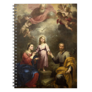 Caderno Espiral As Trinidades Celestial e Terrestre de Murillo