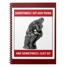 Às vezes eu me sento e penso e às vezes eu apenas