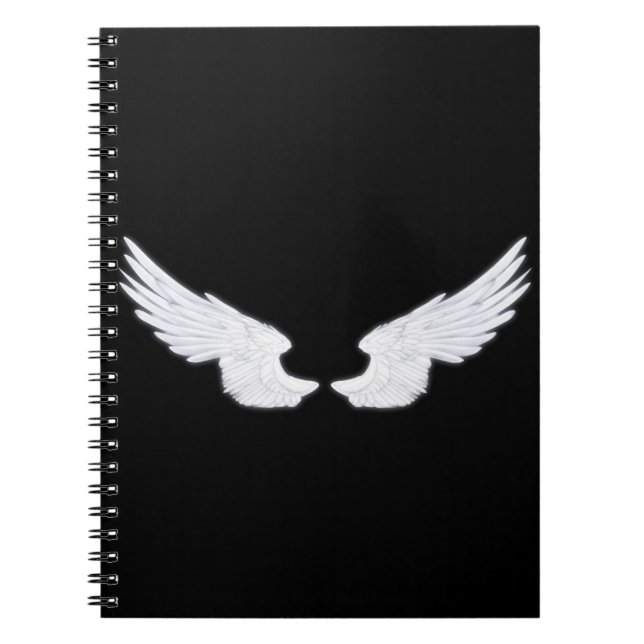 Caderno Espiral Asas Anjos Brancos (Frente)