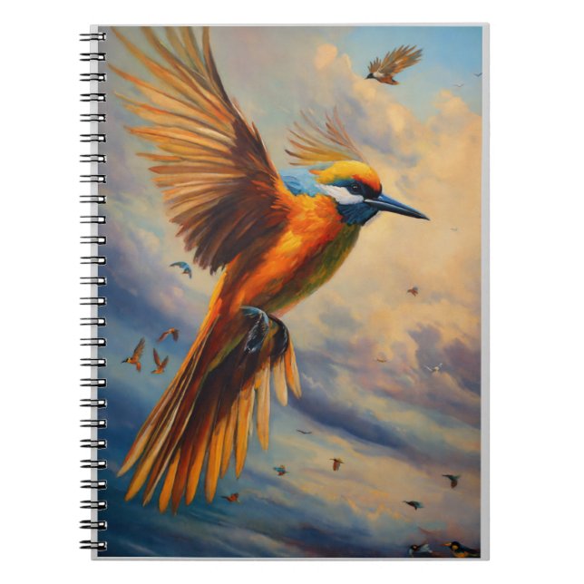Caderno Espiral Asas Através do Vento (Frente)