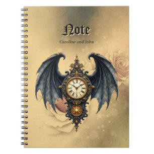 Caderno Espiral Asas da Eternidade – O Guardião Atemporal.
